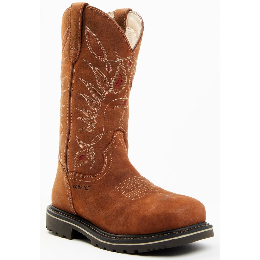 Shyanne® (Women's 9 B) 11" Pull On Western Composite Toe Work Boots - $170